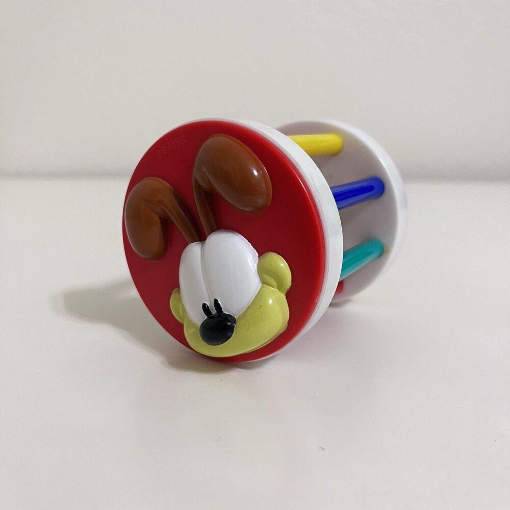 PAWS Odie Dog Garfield Cat Rolling Jingle Bell Toy